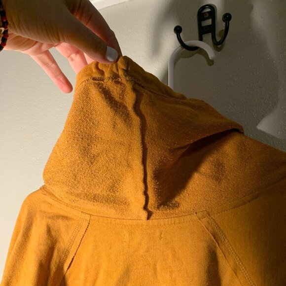 Maurices mustard & plaid pullover - cowl neck - Picture 4 of 10